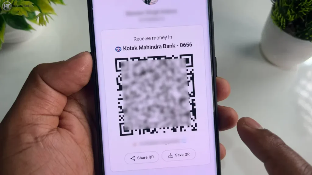 QR कोड से पेमेंट और पैसा भेजना