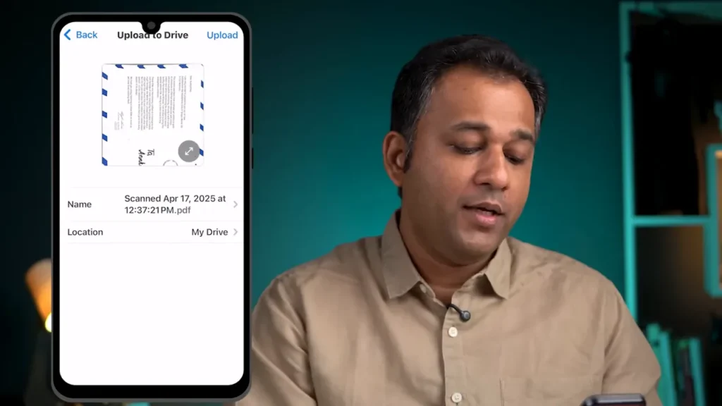 मोबाइल से डॉक्यूमेंट स्कैन करना